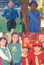Foto de Girl Guides y Girl Scouts de diferentes lugares del mundo