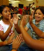 Foto de varias Girl Scouts divirti�ndose. &copy; GSUSA. Todos los derechos reservados.