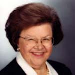 Photo of Senator Barbara A. Mikulski
