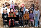 Photo of Brownie Girl Scouts in Jordan. (Photographer: Sandy Thomas)