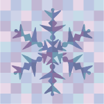 Illustration of a snowflake.