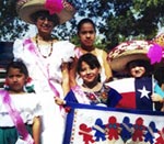 Photo of Girl Scouts at a September parade.