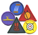 Girl Scout patches from Tongass Alaska Council.
