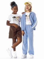 Photo of Brownie Girl Scout uniforms. &copy; GSUSA. All rights reserved.