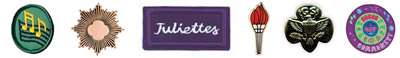 Junior Girl Scout insignia. &copy; GSUSA. All rights reserved.