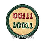 Computer Fun Badge. &copy; GSUSA. All rights reserved.