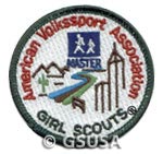 American Volkssport Association-Girl Scouts Master Patch. &copy; GSUSA. All rights reserved.
