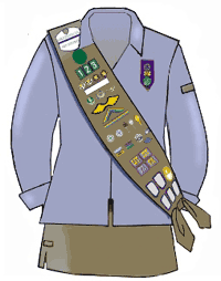 Girl Scouts 11-17 Uniform Sash