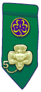 Girl Scout Membership Pin. &copy; GSUSA. All rights reserved.