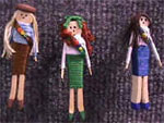Photo of various Girl Scout swaps pins. © GSUSA. All rights reserved.