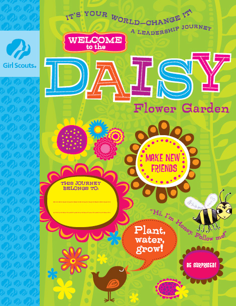 Daisy Flower Garden Journey Patch