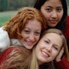 Fotografía de tres niñas.