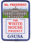 The White House Project-Ms. President Patch. © GSUSA. All rights reserved.
