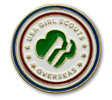 USA Girl Scouts Overseas Pin. &copy; GSUSA. All rights reserved.