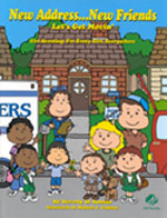 New Address...New Friends: Let's Get Movin' book cover. Copyright &copy; 2001 BR Anchor Publishing and Girl Scouts of the United States of America. Cover and illustrations by Michael J. Cadieux.