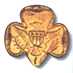 Illustration of a membership badge, 1914. &copy; GSUSA. All rights reserved.
