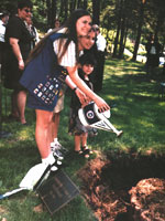 Photo of Girl Scouts at the Macy 75th Anniversary Celebration. © GSUSA. All rights reserved.