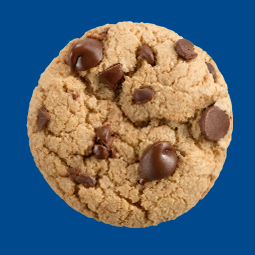 Caramel Chocolate Chip on a navy background