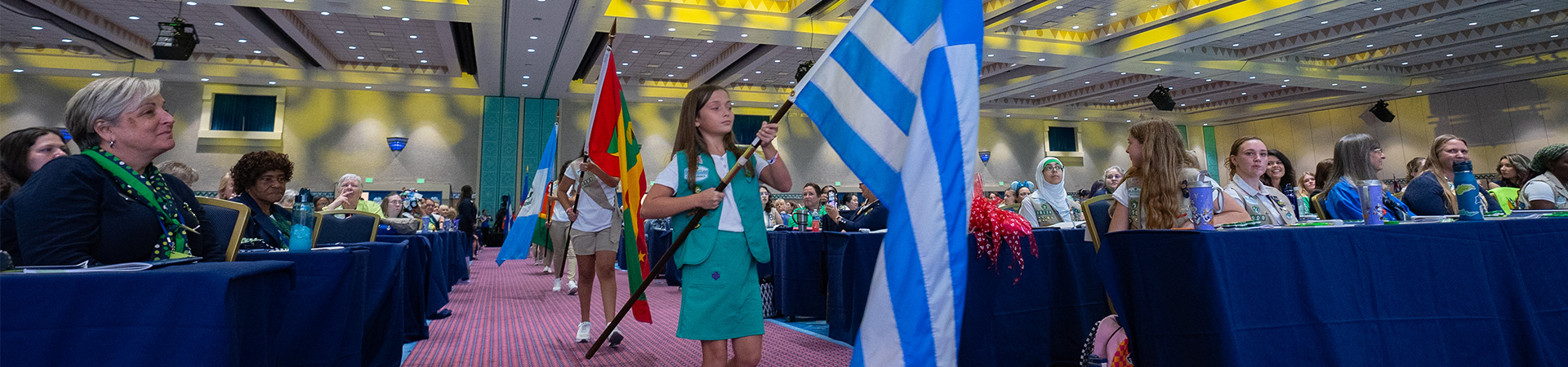  Flag ceremony at the 2023 National Council Session 