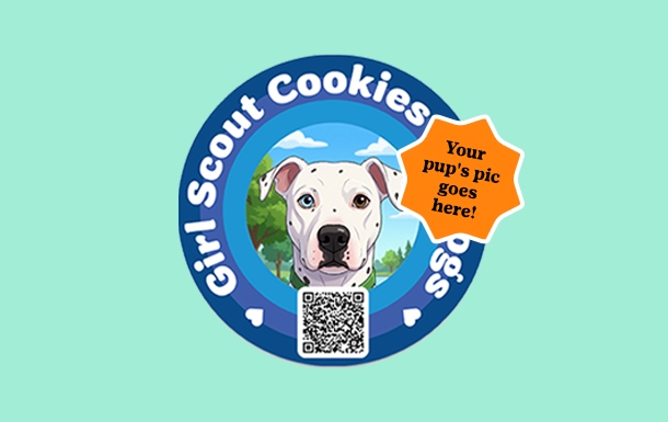 Your pup on a sticker? Yup!
