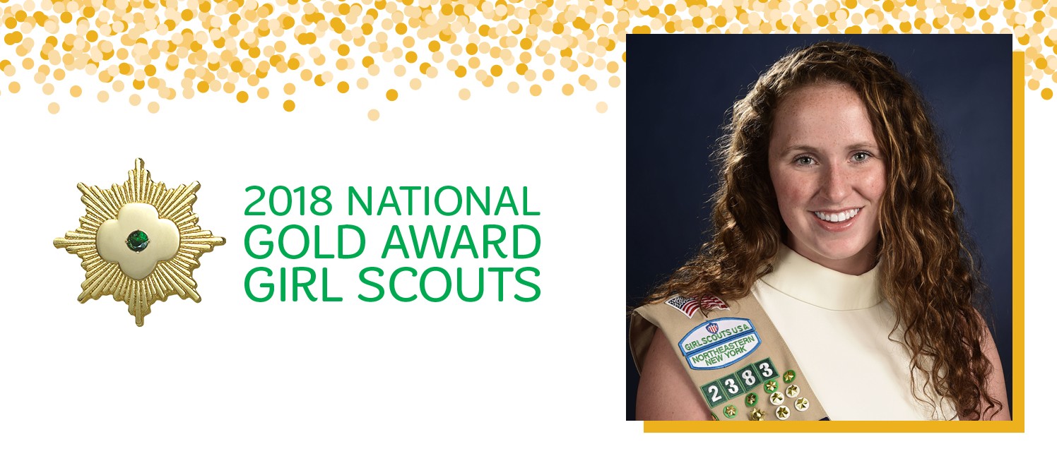  Gold Award Girl Scout Caroline 
