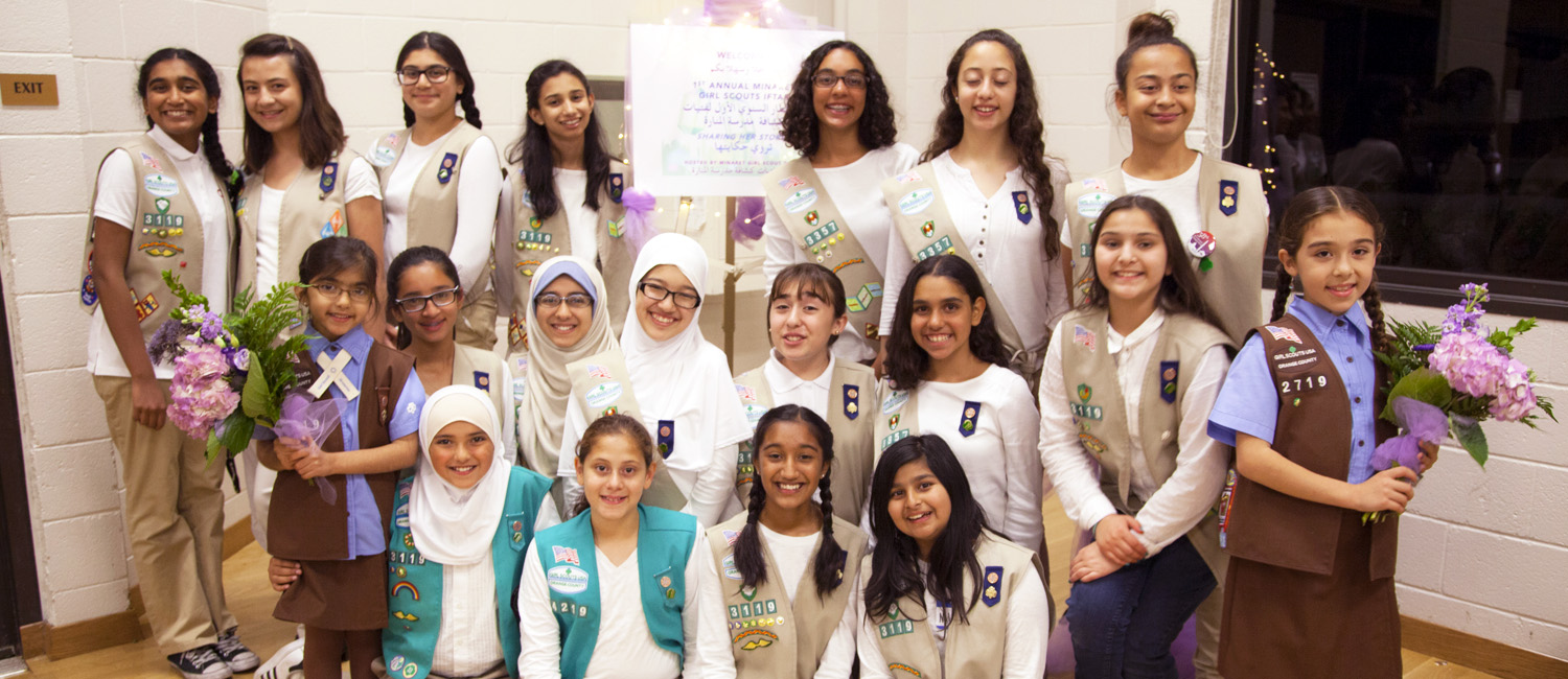  Girl Scouts host Ramadan Iftar for refugees. 