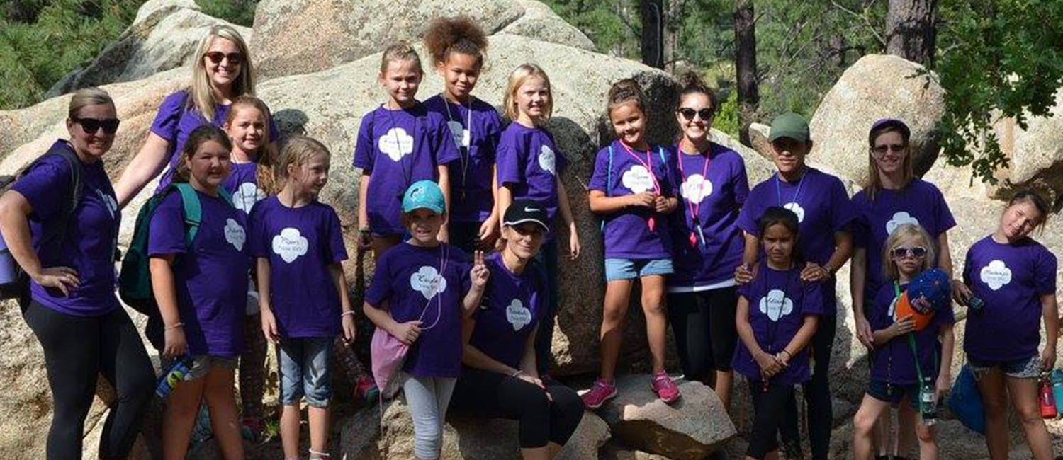  Sarah and her troop enjoy a day of so-Girl-Scouts outdoor adventure! 