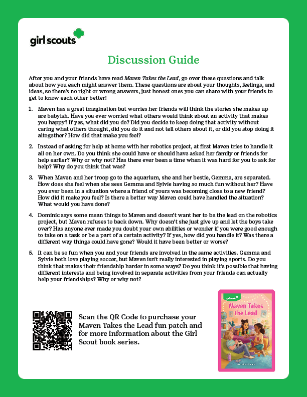 Maven Takes the Lead Discussion Guide