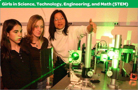 Girls in Science, Technology, Engineering, and Math (STEM)